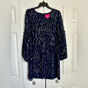 Lilly Pulitzer Cleme Dress Navy